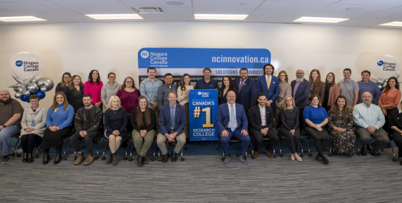 Niagara College Research and Innovation group photo