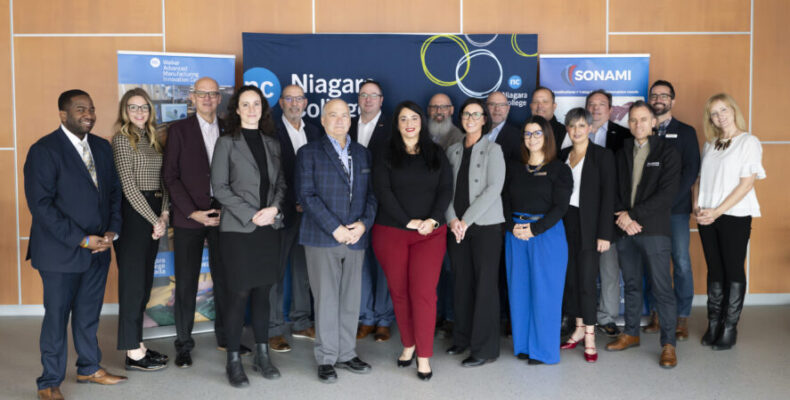 Representatives from Niagara municipalities, the Niagara Region, and Ontario Ministry of Transportation, as well as companies within the marine transportation sector, gathered on November 19 at WAMIC for a round table and tour focused on the marine transportation industry.