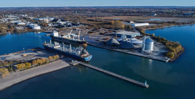 Ships in Ontario Shipyard